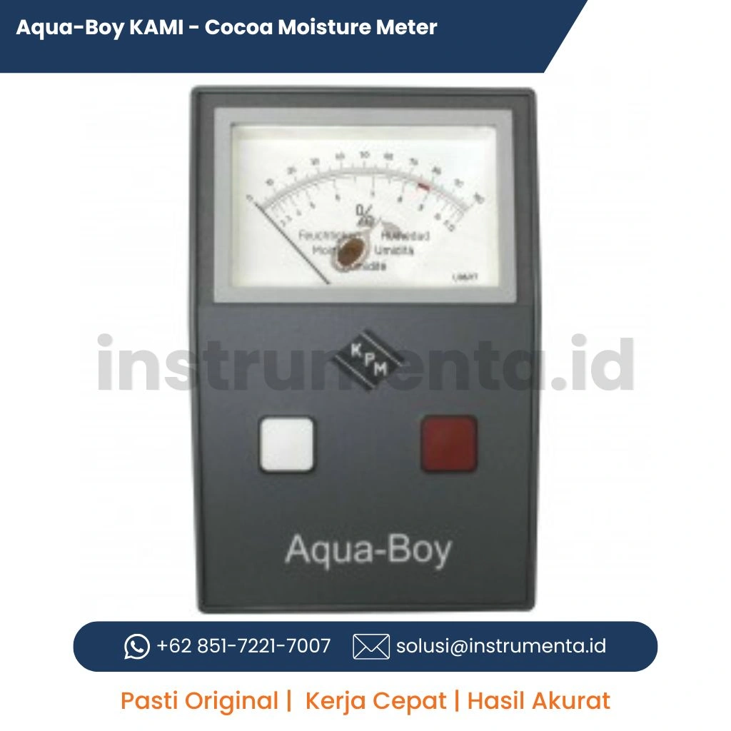Distributor Aqua-Boy KAMI Cocoa Moisture Meter Alat Ukur Kadar Air Biji Kakao dan Cocoa Bean Industrial